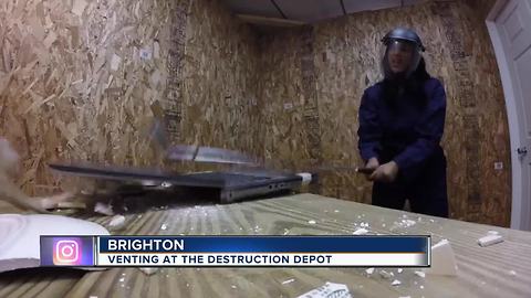 Let out all your rage at the Destruction Depot in Brighton