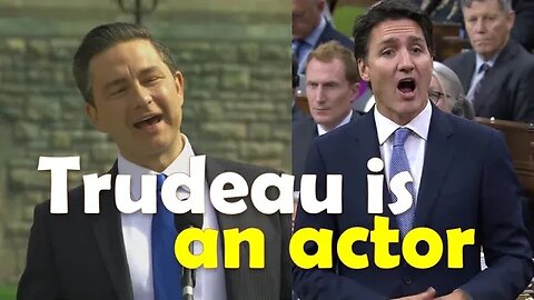 Trudeau is an actor, but we actually need his action