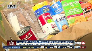 Lee County Solid Waste holds second annual 'Donated, not Wasted' food rescue campaign - 7am live report