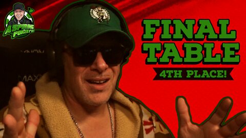 4TH PLACE FINISH $1300 GTD POKER TOURNAMENT: Poker Vlogger final table highlights and poker strategy