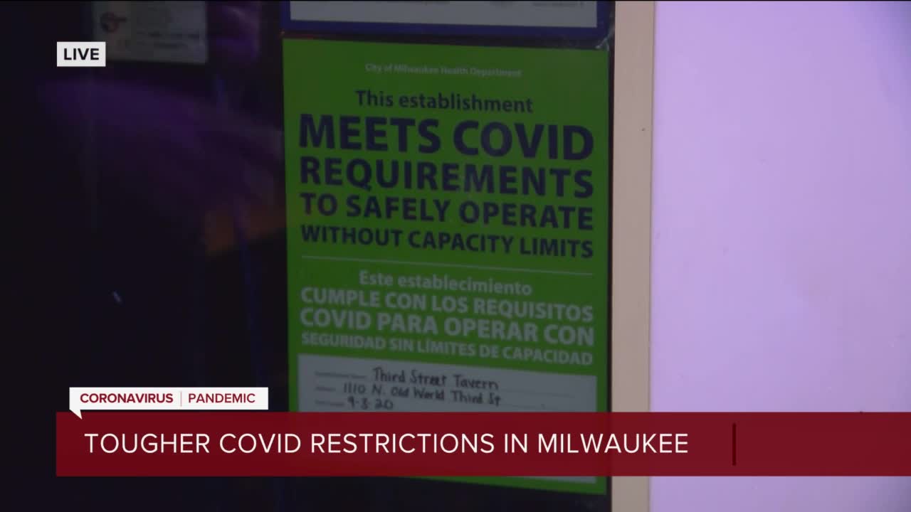 Tougher COVID-19 restrictions in Milwaukee start Thursday