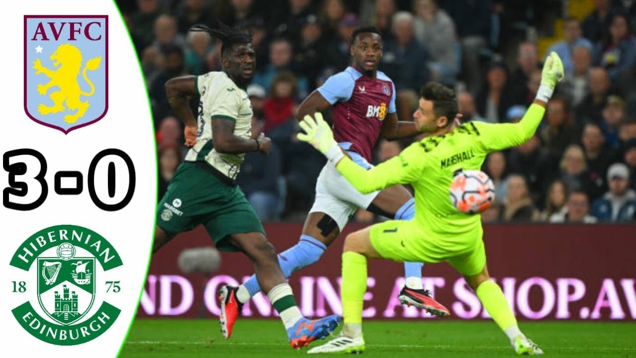 MATCH HIGHLIGHTS | Aston Villa 3-0 Hibernian