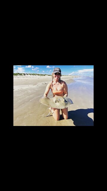 Catching Stingrays on Padre Island National Seashore