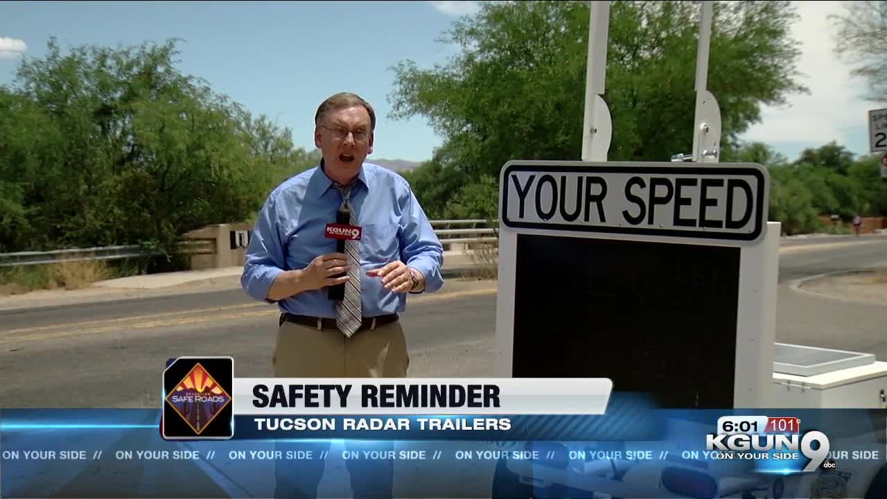 Tucson sets speed radars along roads