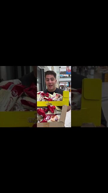 AM CUMPARAT TOATE CORNURILE CU CIOCOLATA DIN MAGAZIN #oguritamica #mancaciosul #mancare