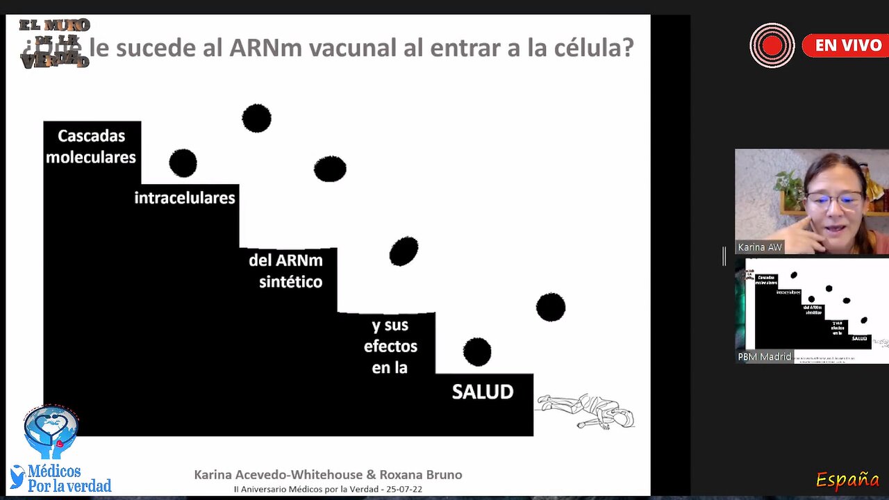 ¿Qué le sucede al ARNm vacunal al entrar a la célula? - Dra. Karina Acevedo (25-07-2022)