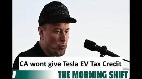 Gavin Newscum says Tesla wont get EV credit