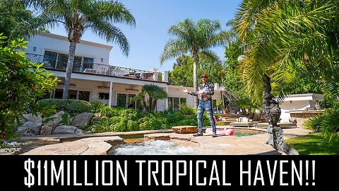 $11MILLION TROPICAL HAVEN IN BEVERLY HILLS!!