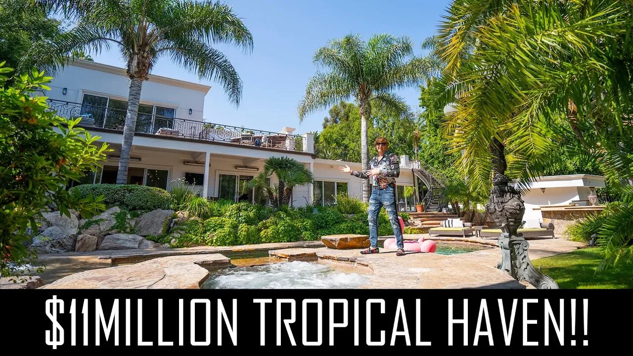 $11MILLION TROPICAL HAVEN IN BEVERLY HILLS!!