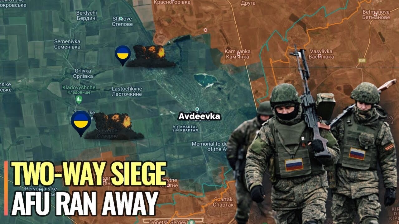 Russian big advance meant that Avdeevka would soon be taken