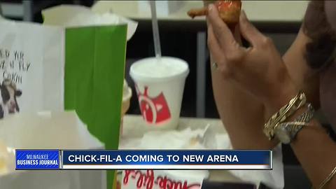 Chick-fil-A to open in new Bucks arena, Milwaukee Business Journal report says