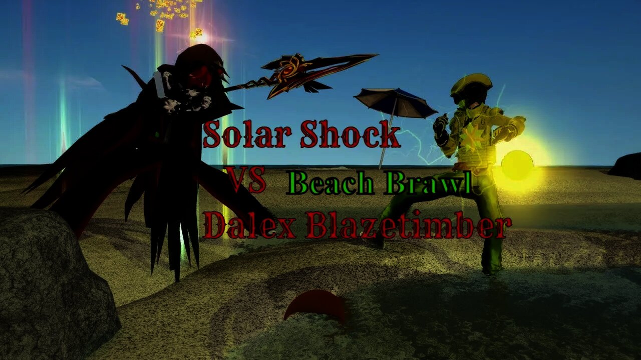 Full Scene Solar Shock: The Beach brawl