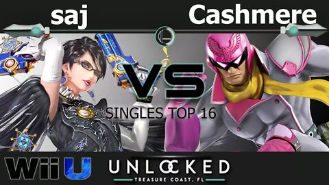 TA|saj (Bayonetta) vs. Cashmere (C. Falcon) - Wii U Singles Top 16 - Unlocked