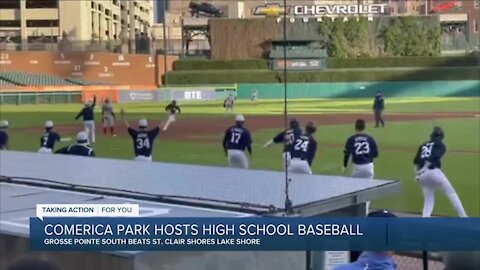 Hally Vogel's nephew Ryker Mazey homers at Comerica Park