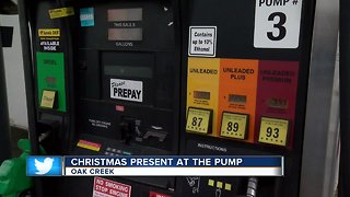 Christmas present at the pump