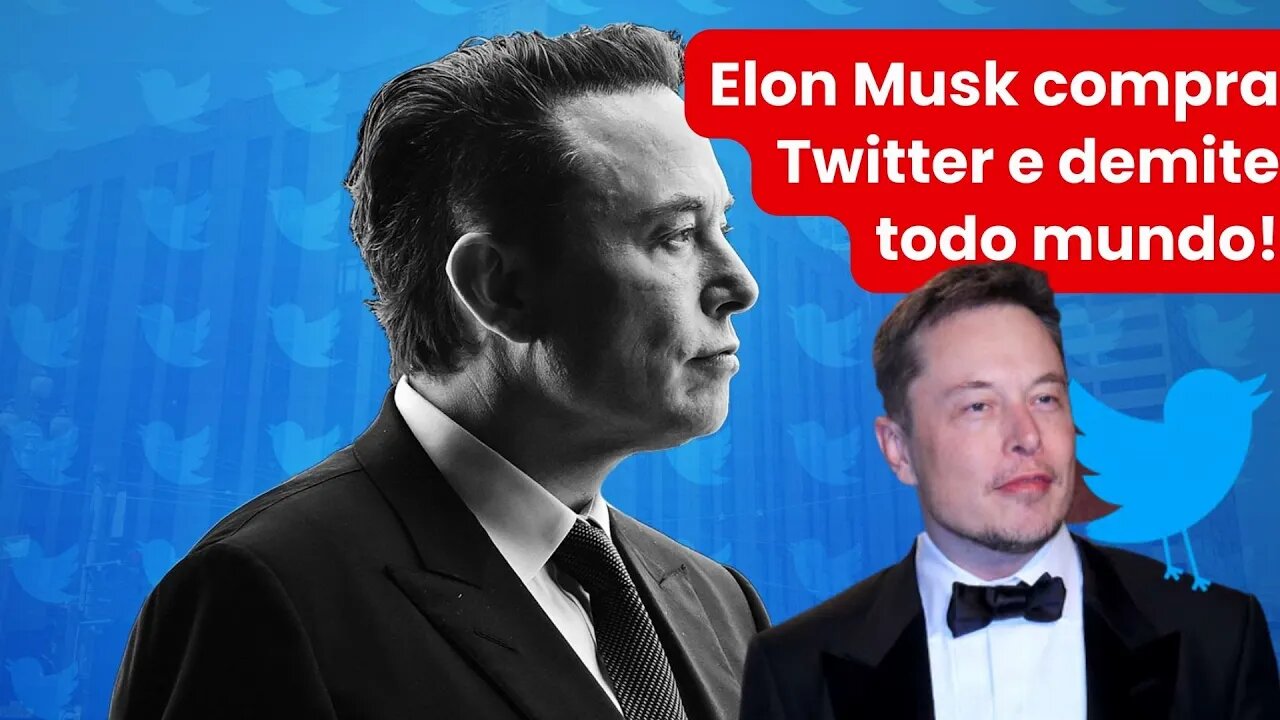 Elon Musk Compra Twitter e manda TODO MUNDO embora