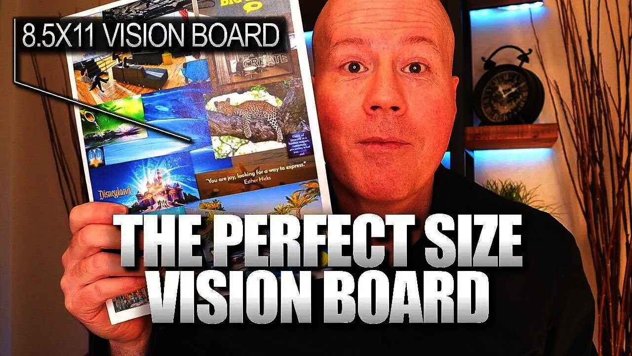 This is the PERFECT SIZE Vision Board and Here's Why (3 Reasons)