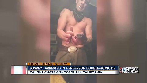 Henderson double homicide suspect in custody in California