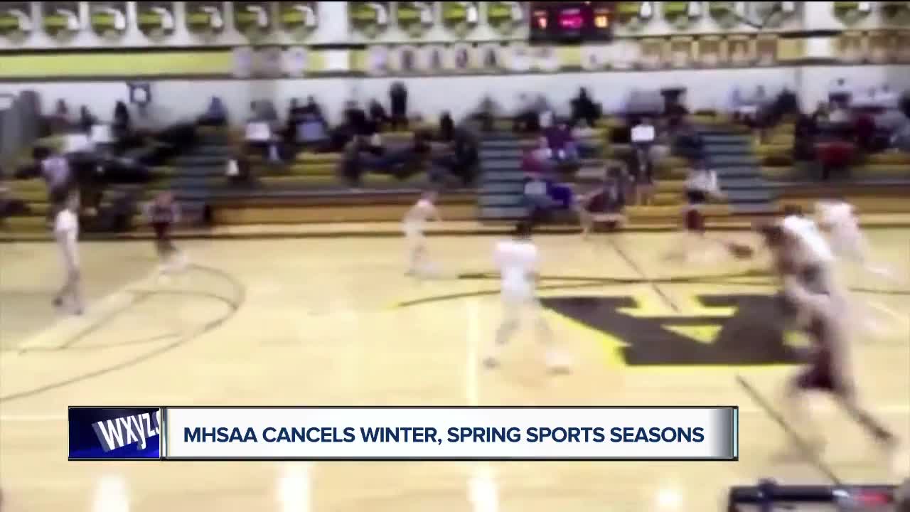 MHSAA cancels winter, spring sports seasons