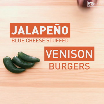 SG Eats: Jalapeno Blue Cheese Stuffed Venison Burger