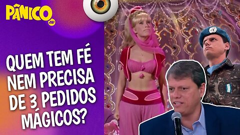 Tarcísio de Freitas explica COMO JEANNIE É UM GÊNIO FOI A INTERVENÇÃO DIVINA DE SUA CARREIRA MILITAR