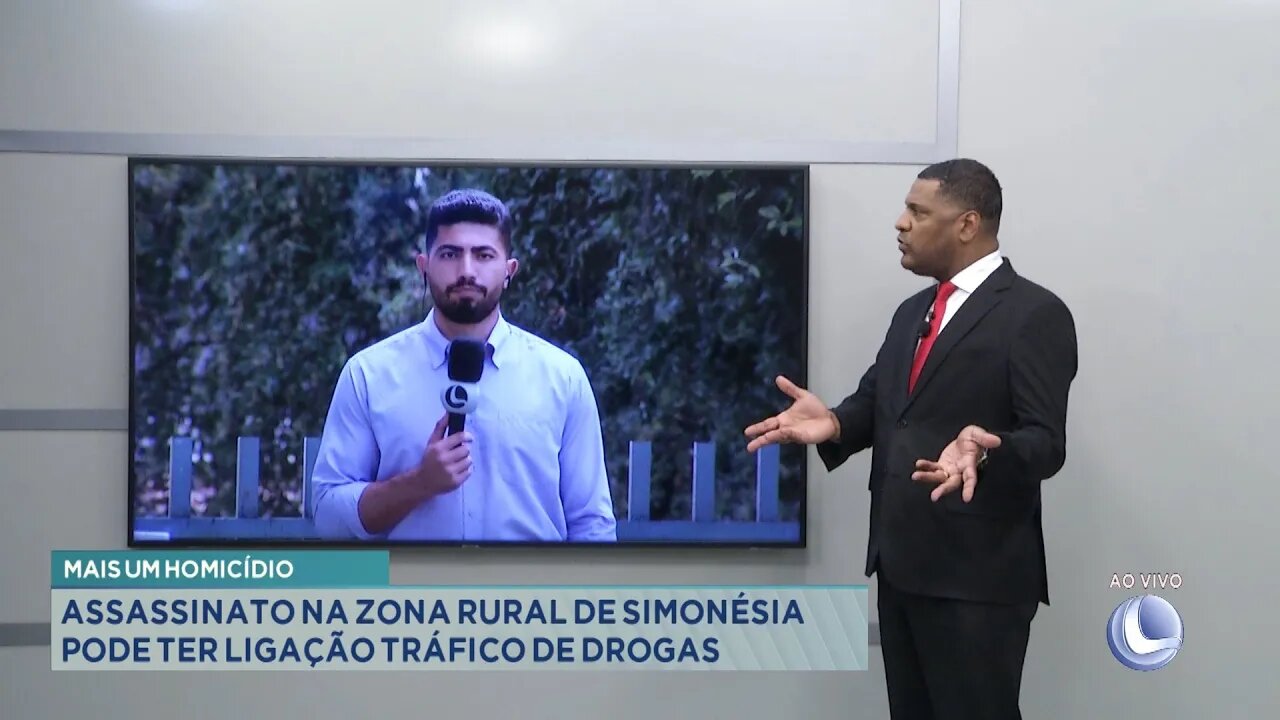 Mais um homicídio: Assassinato na zona rural de Simonésia pode ter ligação tráfico de drogas.