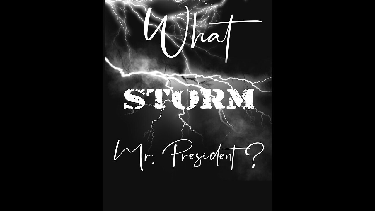 What Storm Mr. President? You'll Find Out! #NCSWIC 🌪️👀