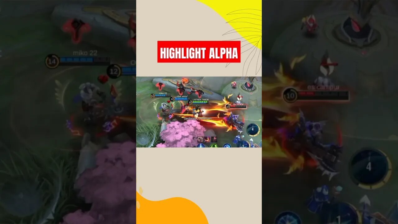 HIGHLIGHT ALPHA #mpl #mobilelegend #mlbb #mlbbesports #shorts #shortsvideo