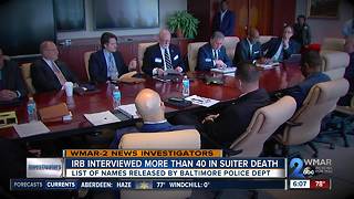 IRB interviewed more than 40 people in Detective Suiter death investigation