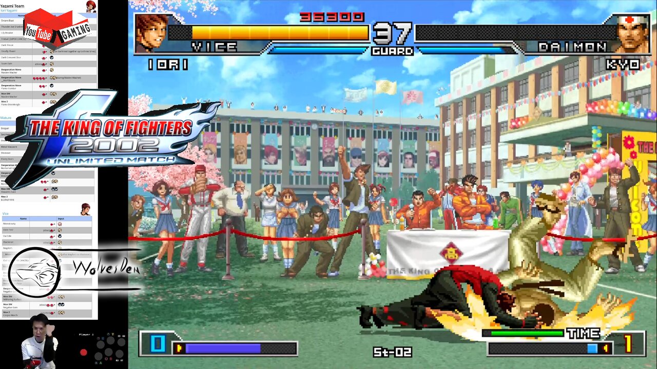 (PC) KOF 2002 Unlimited Match - 17 - Yagami Team - Lv 7