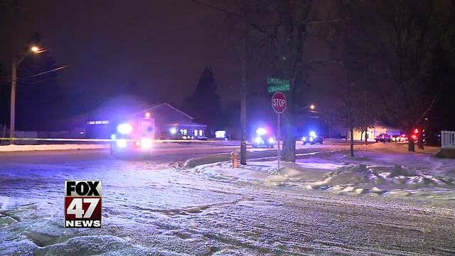 Pedestrian fatally struck, driver taken to hospital