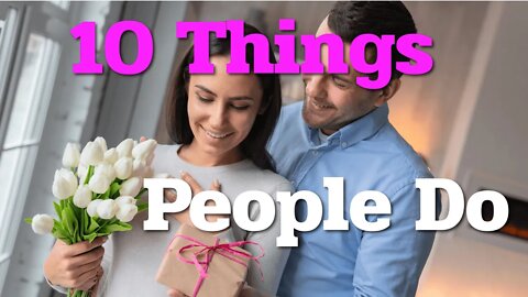 10 activities you will spend time on in your life
