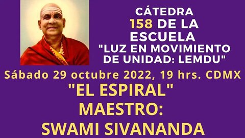 CATEDRA 158 DE LA ESCUELA LUZ EN MOVIMIENTO DE UNIDAD: LEMDU
