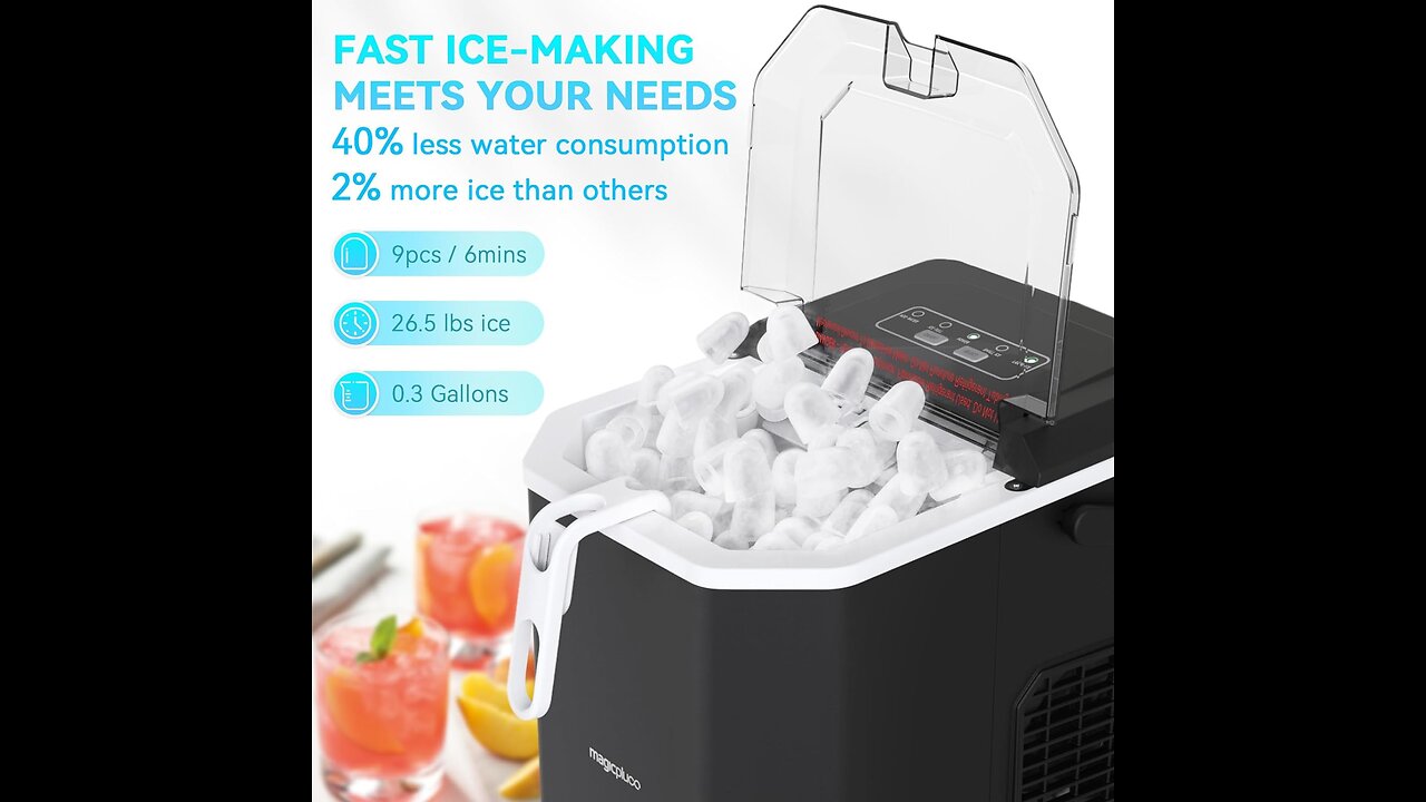 Stay Cool with Magicplux Ice Makers Countertop!