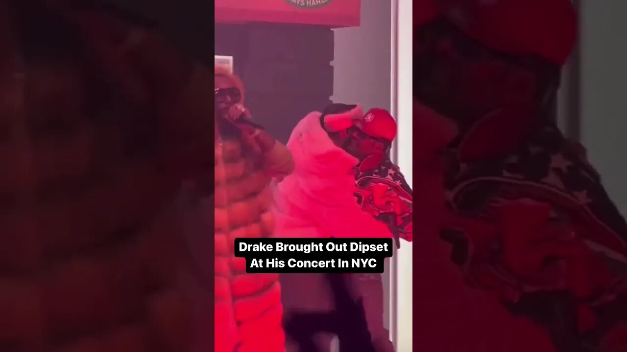 Drake Performs On Stage With Dipset🔥