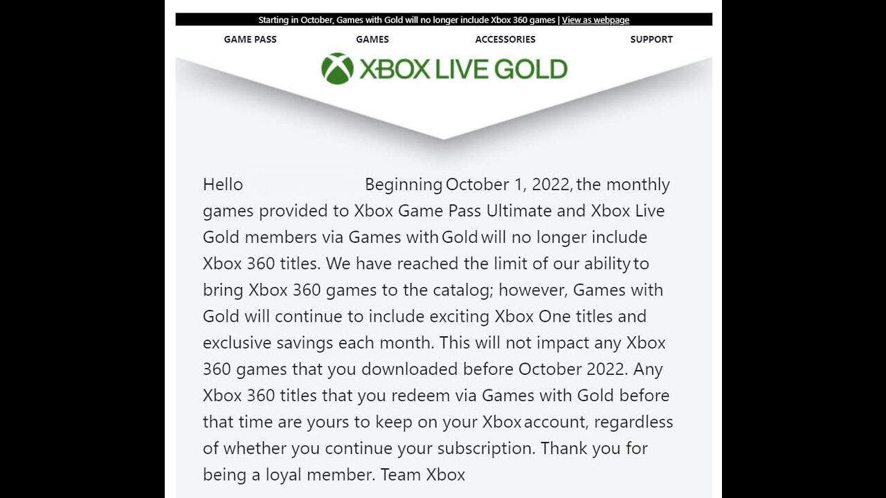 RapperJJJ LDG Clip: XBox Games With Gold Will No Longer Offer XBox 360 Titles From October