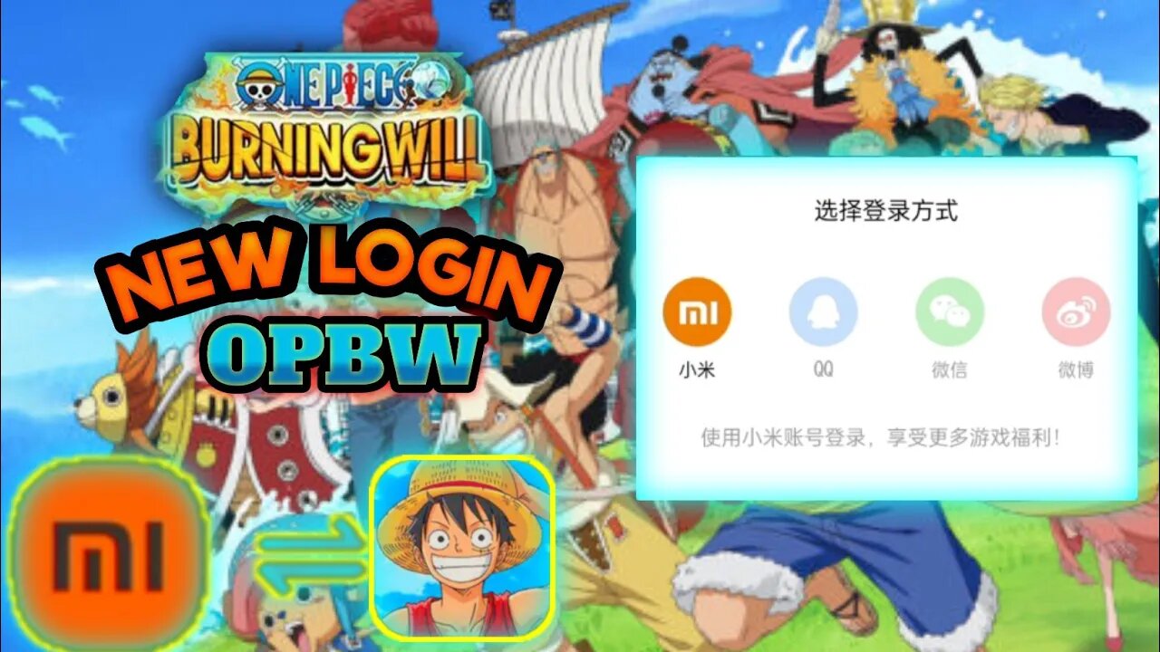 Tutorial Daftar Akun OPBW Server Ori / CN New - One Piece Burning Will