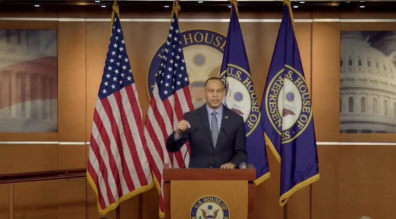 Dem Rep Jeffries Claims Dems Calling For A Ceasefire Isn't Criticism of Israel