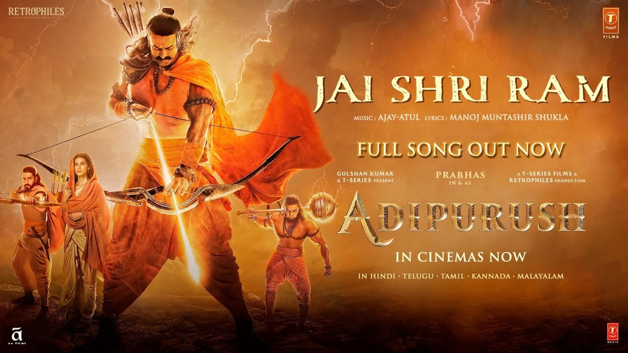 Jai Shri Ram (Full Video) Adipurush | Prabhas | Ajay-Atul, Manoj Muntashir S | Om Raut | Bhushan K