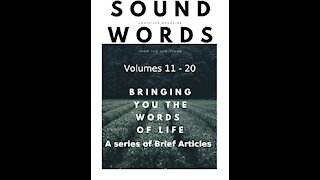 Sound Words, A Series of Brief Articles