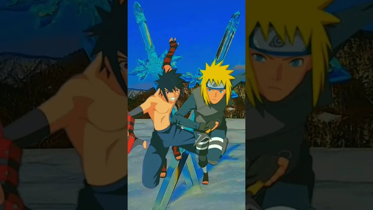 Minato VS Menma - WHO IS STRONGEST??.#shorts