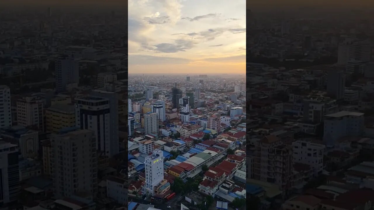 Cambodia Is An Incredible Value | My Rooftop Phnom Penh Cambodia 🇰🇭 #shorts #cambodia #phnompenh