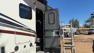 Rv door problem fixed