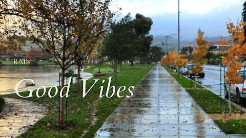 Sound of rain on the sidewalk, no thunder to sleep divinely