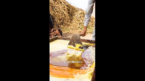 Satisfying Jaggery Making ASMR: The Art in Slow Motion 🌾🔥