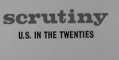 Fractured Flickers Scrutiny, U.S. in the twenties