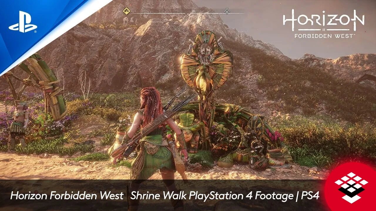 Horizon Forbidden West Shrine Walk PlayStation 4 Footage | PS4