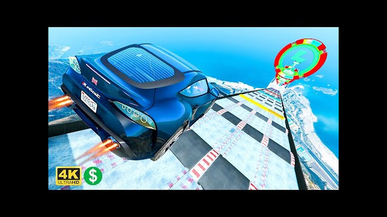 GTA 5 MEGA RAMP | 4K 60FPS | 261| GTA GAMEPLAY FOR TIKTOK AND YOUTUBE