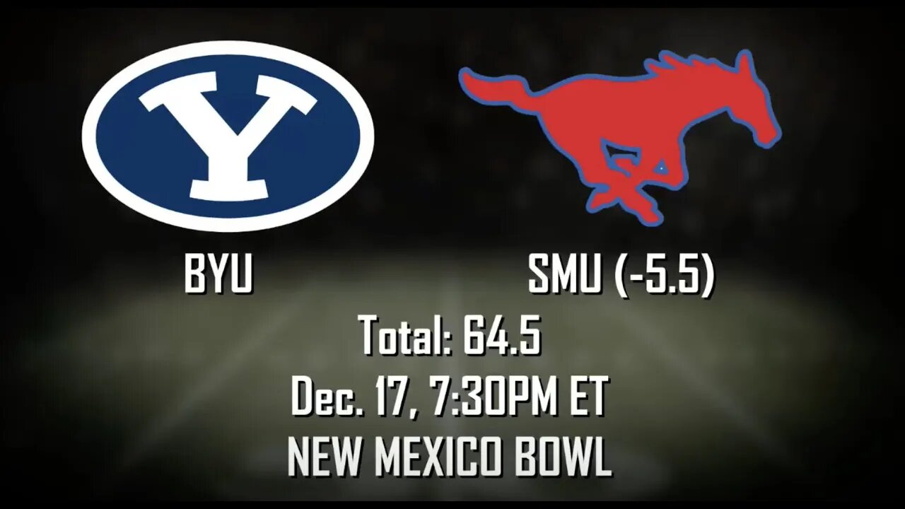 BYU vs SMU Prediction, Picks and Odds | New Mexico Bowl Betting Advice and Tips | December 17