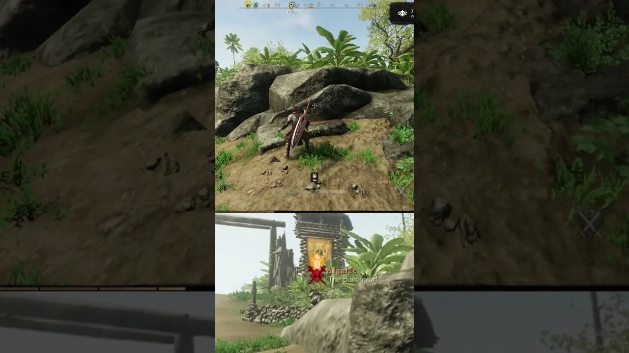 Higher Level Player Tries to kill me while afk but gets destroyed #newworld #short #shorts #pvp